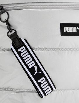 bolsa puma prime puffa shopper plata