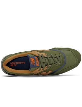 Zapatillas new balance cm997hfu verde de hombre.