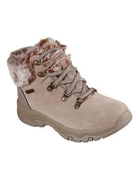 Botas skechers trego falls finest gris de mujer.