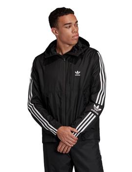 Cortavientos adidas lock up wb negro de hombre