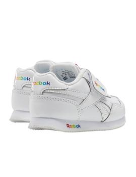 Zapatillas reebok royal cljog 3 kc blanco de niña.