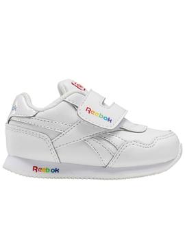 Zapatillas reebok royal cljog 3 kc blanco de niña.