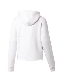 sudadera puma metallic nights blanco de mujer.