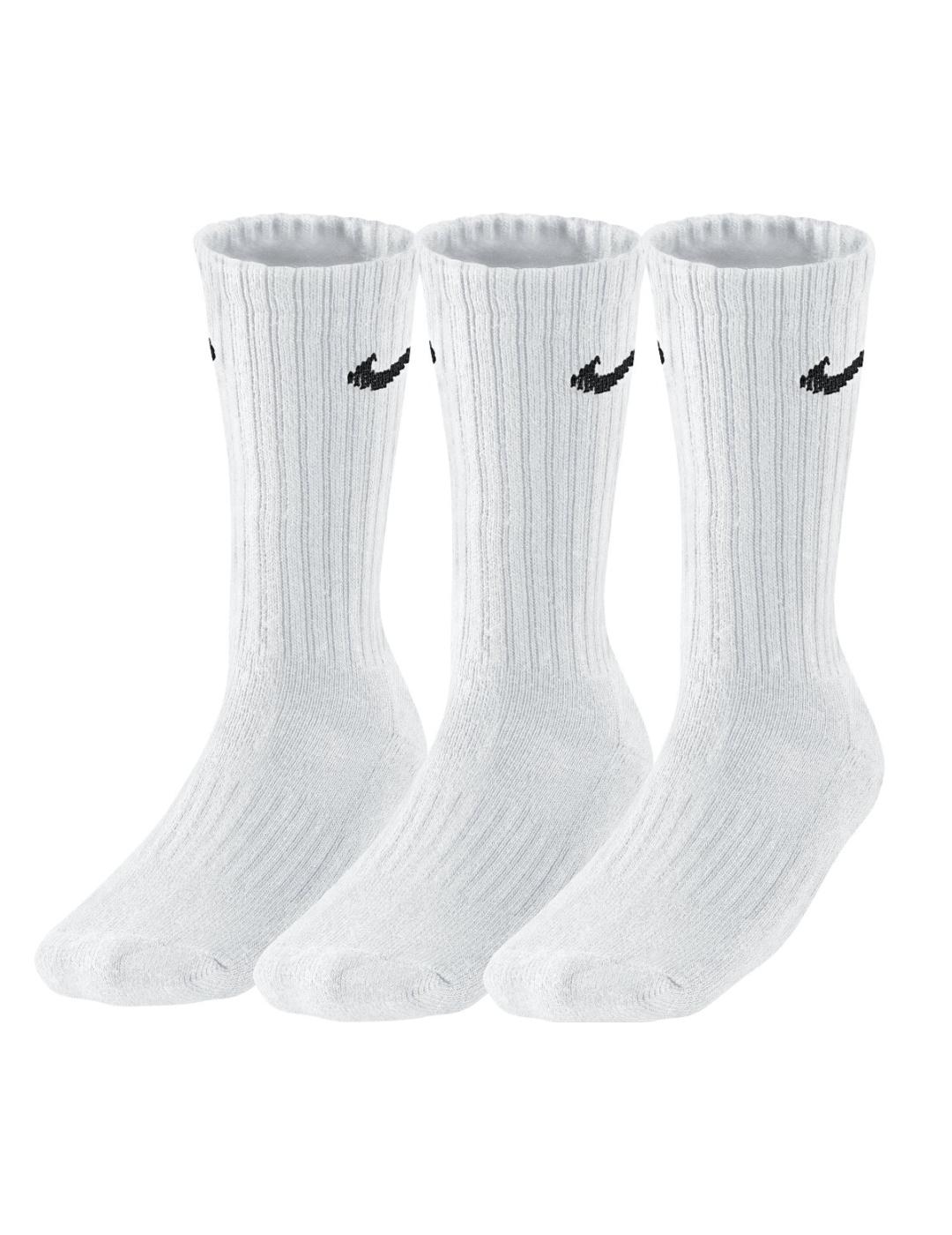 calcetines nike blanco unisex.