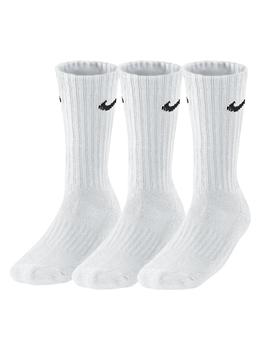 calcetines nike blanco alto unisex.