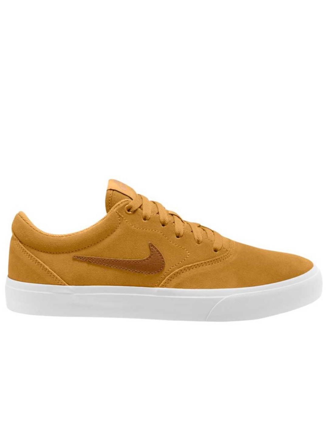 Zapatillas nike sb charge suede mostaza de homb