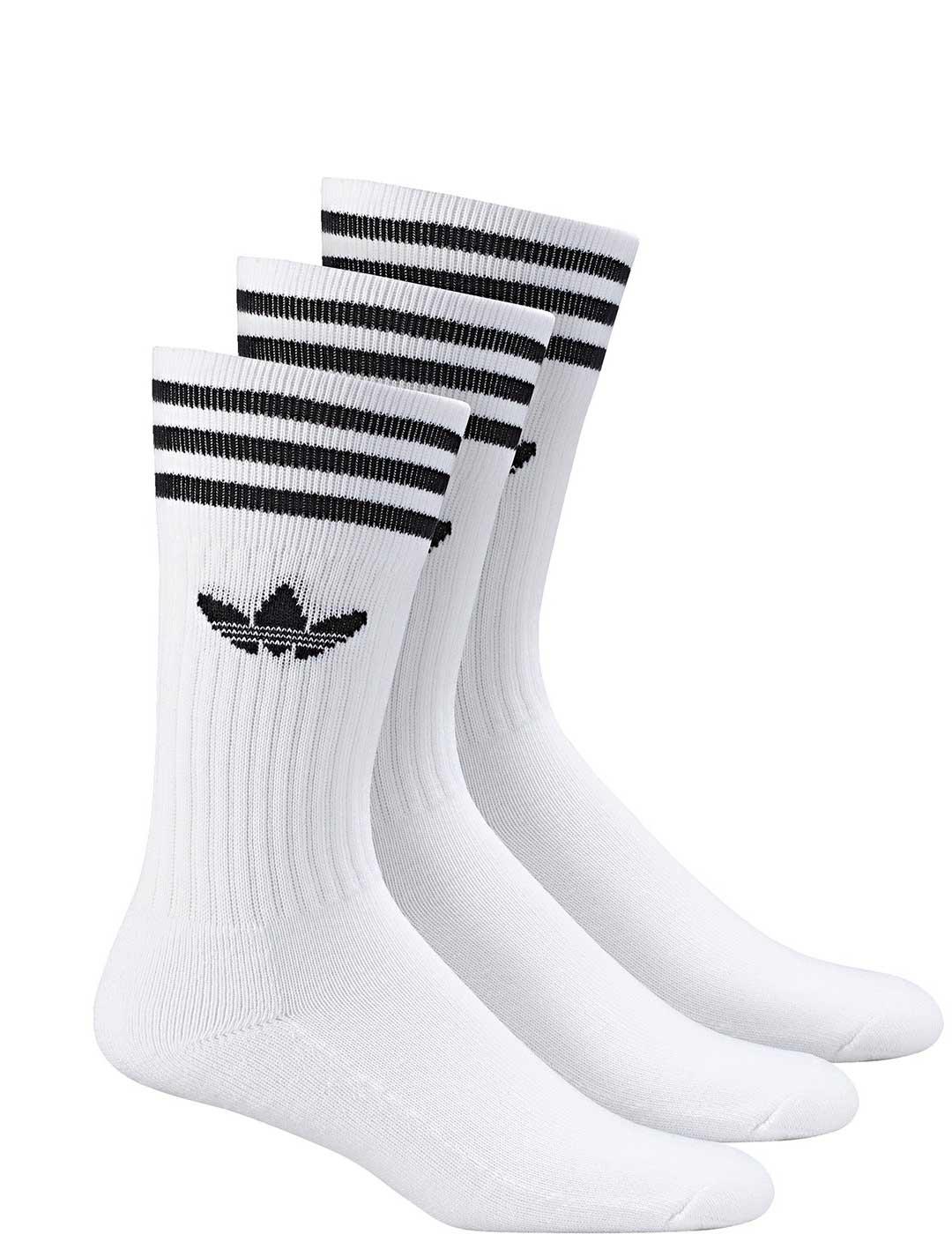 evitar no se dio cuenta Perfecto CALCETINES ADIDAS DE CAÑA ALTA BLANCOS