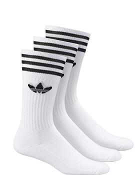 CALCETINES ADIDAS DE CAÑA ALTA BLANCOS