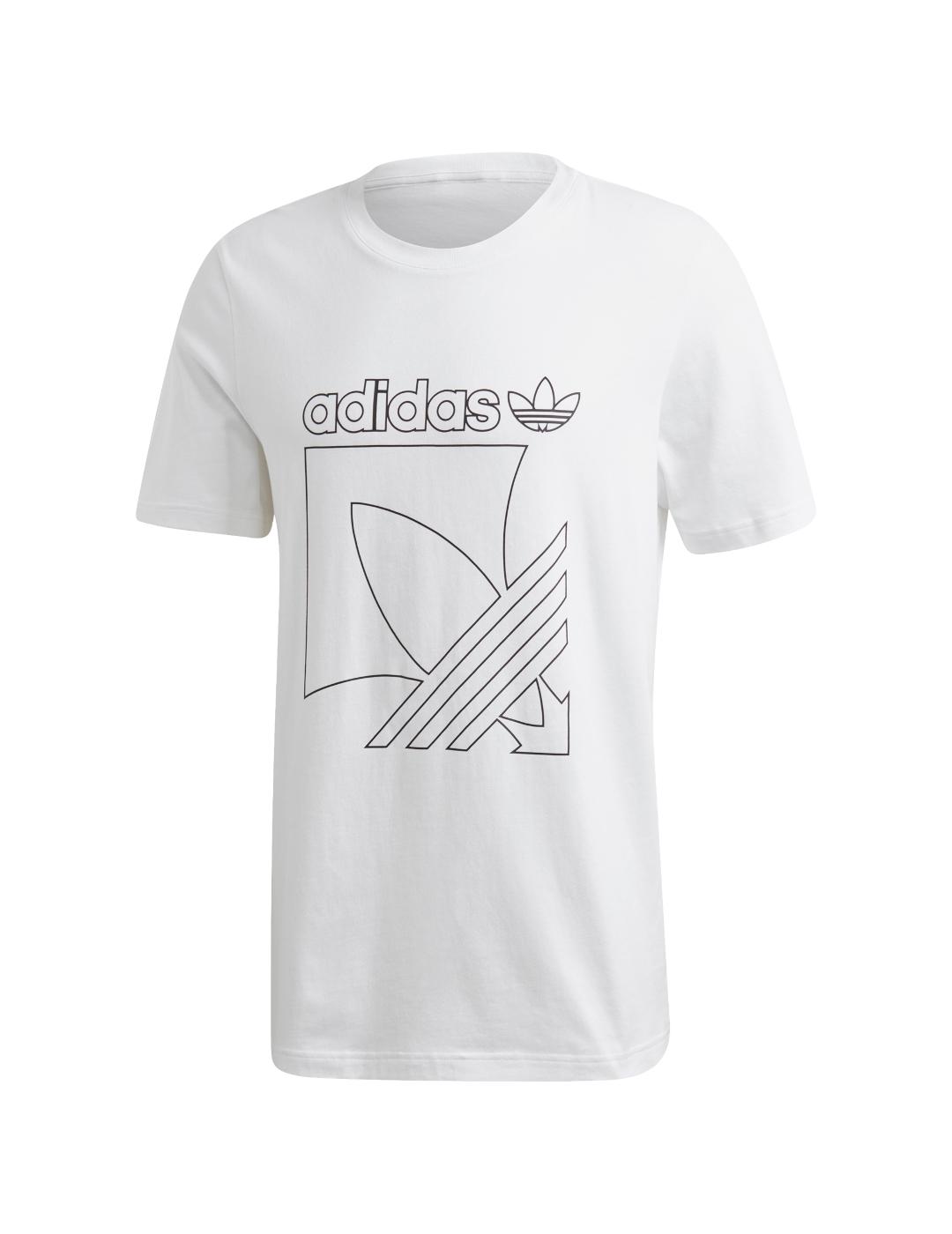 camiseta adidas sprt 3s tee blanco de hombre.