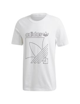 camiseta adidas sprt 3s tee blanco de hombre.