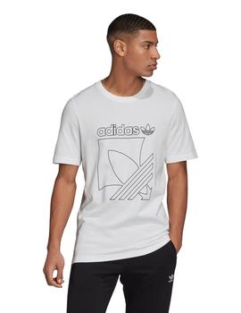 camiseta adidas sprt 3s tee blanco de hombre.