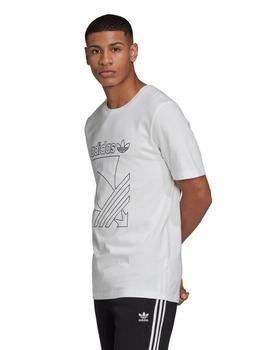 camiseta adidas sprt 3s tee blanco de hombre.