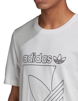 camiseta adidas sprt 3s tee blanco de hombre.