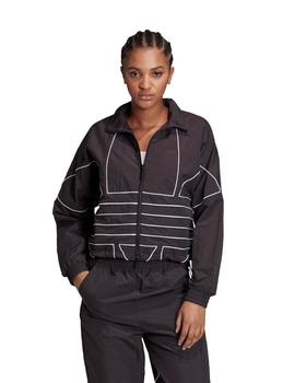 cortavientos adidas lrg logo tt negro de mujer.