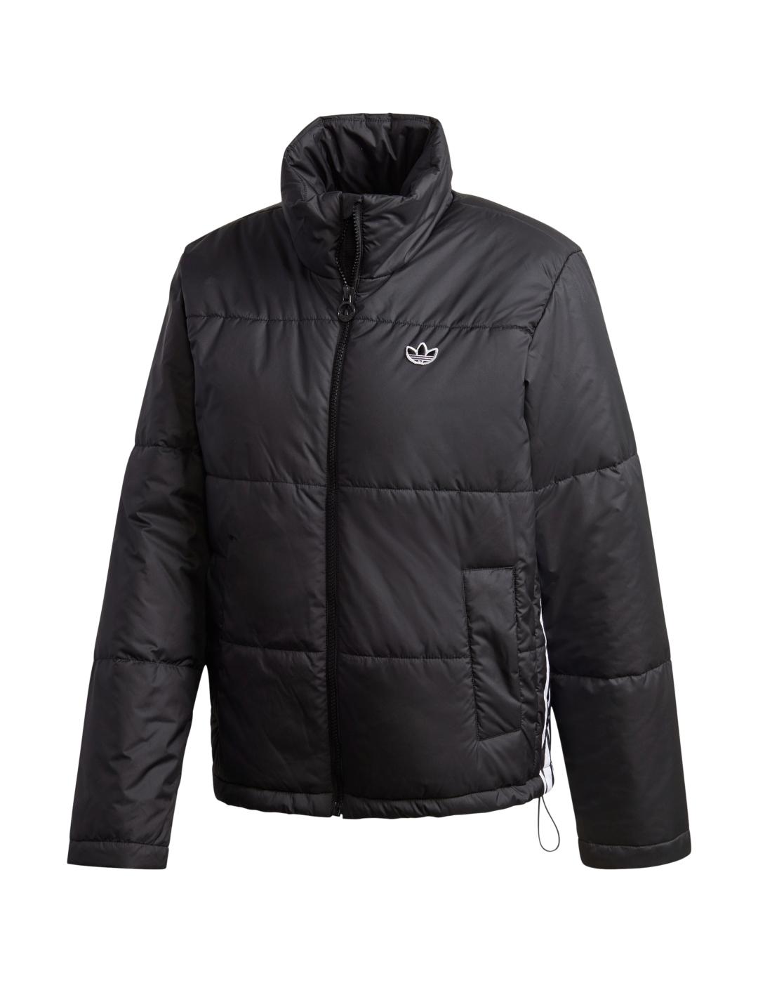 aleación Sucio Leve chaqueta corta adidas short puffer negro de mujer.