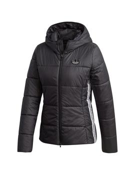 anorak adidas slim jacket negro de mujer.