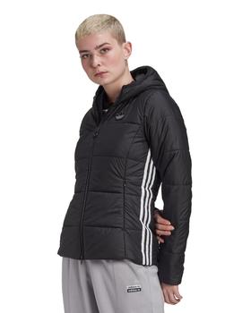 anorak adidas slim jacket negro de mujer.