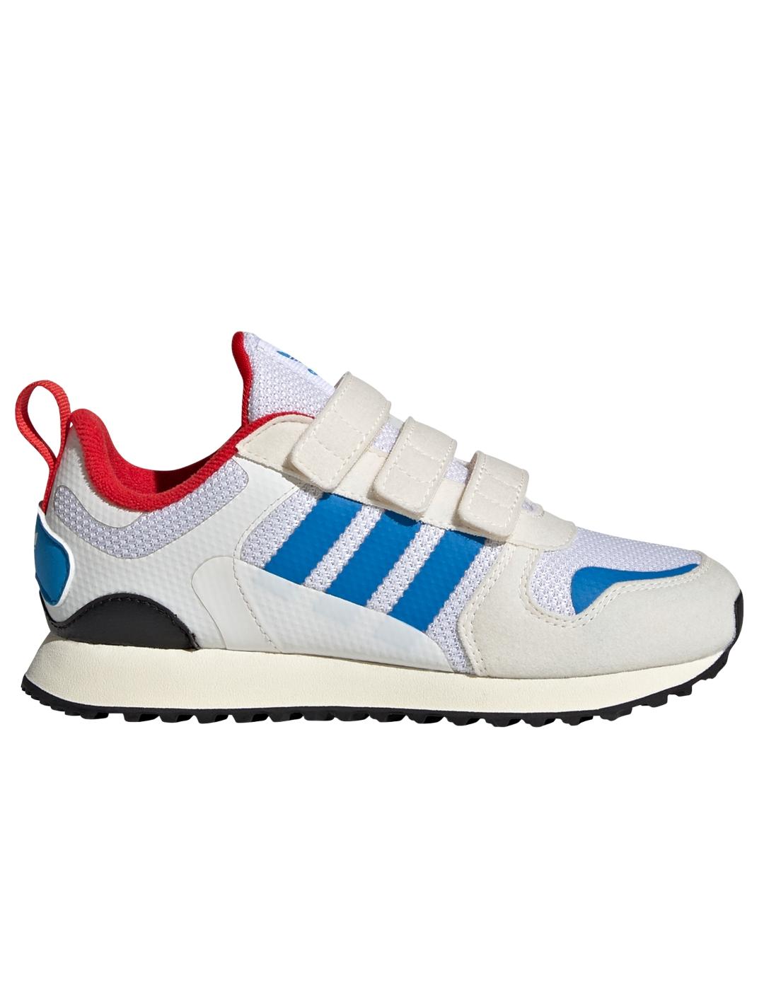 Malentendido Lesionarse Deslumbrante Zapatillas adidas zx 700 hd cf c blanco roto azul de niñ