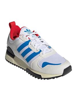 Zapatillas adidas zx 700 hd j blanco azul de niño.