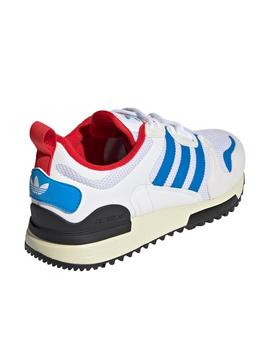 Zapatillas adidas zx 700 hd j blanco azul de niño.