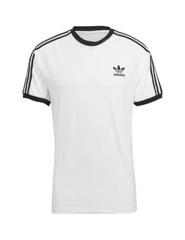 camiseta adidas 3-stripes tee blanco negro de hombre.