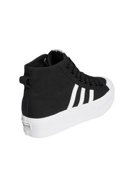 Zapatillas adidas nizza platform mid w negro de mujer