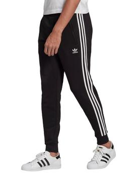 pantalón adidas 3-stripes negro de hombre.