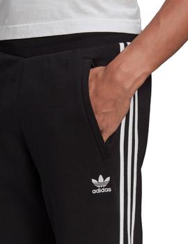 pantalón adidas 3-stripes negro de hombre.