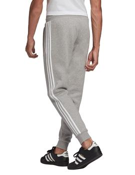 pantalón adidas 3-stripes gris de hombre.