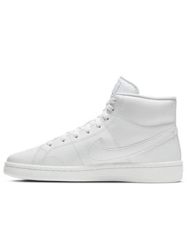 Zapatillas nike court royale 2 mid  blanco de mujer.