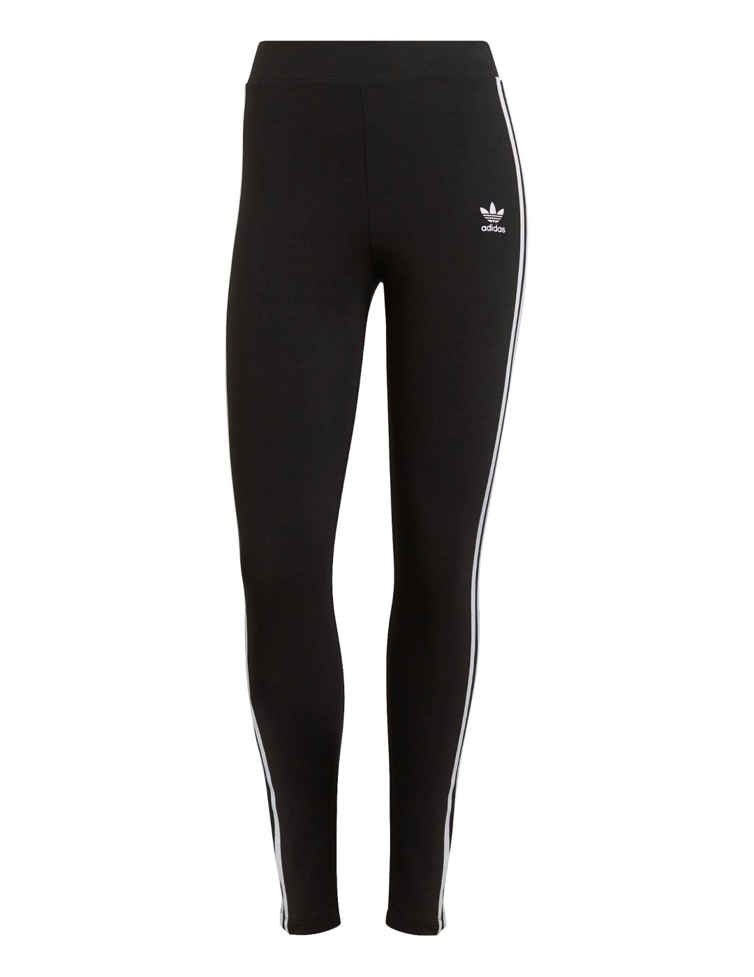 mallas adidas 3-str tight negro de mujer.