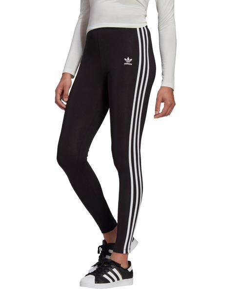 Llevando Camello Elegante mallas adidas 3-str tight negro de mujer.