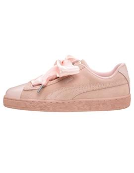 Zapatilla de Mujer Puma SUEDE HEART BUBBLE ROSA