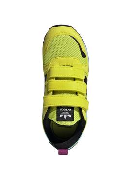 Zapatillas adidas zx 700hd cf amarillo de niño.