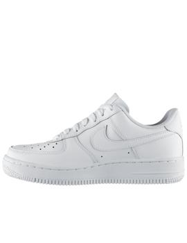 Zapatillas nike air force 1 gs blanco de niño/a.