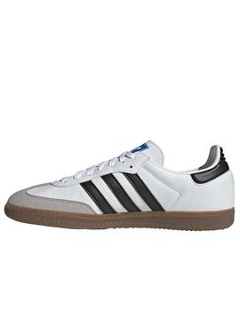 Zapatillas adidas samba vegan blanco unisex.