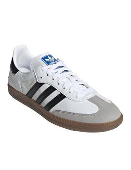 Zapatillas adidas samba vegan blanco unisex.