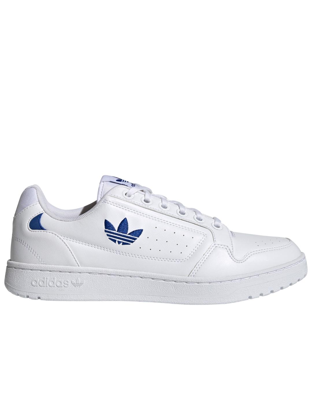 Elevado código Morse Humorístico Zapatillas adidas ny 90 blanco azul de hombre.