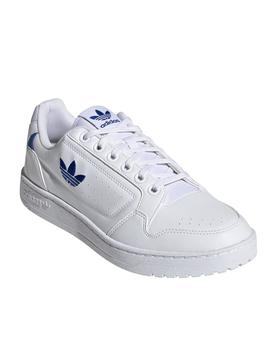 Zapatillas adidas ny 90 blanco azul de hombre.