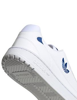 Zapatillas adidas ny 90 blanco azul de hombre.