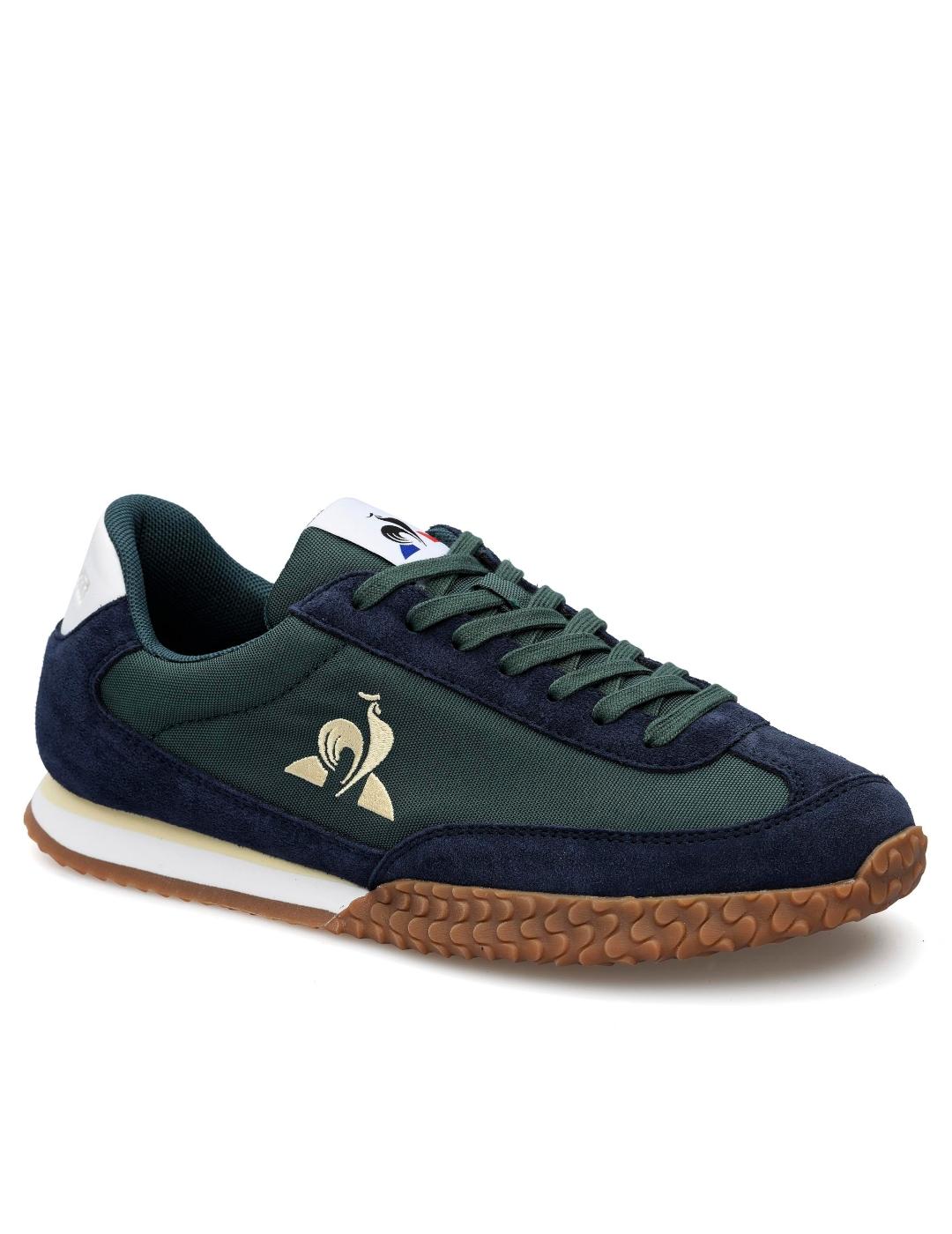 Zapatillas le coq sportif veloce verde marino de hombre.