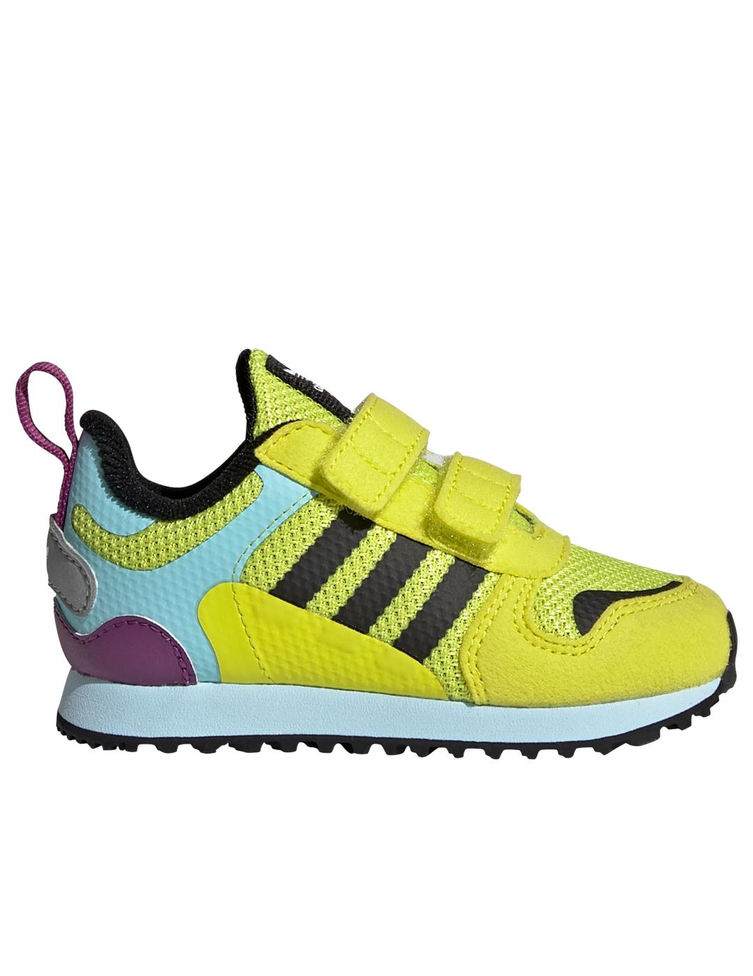 Zapatillas adidas zx 700 hd amarillo de bebé.