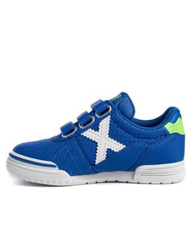 Zapatillas munich g-3 kid vco profit 162 azul de niño.