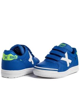 Zapatillas munich g-3 kid vco profit 162 azul de niño.