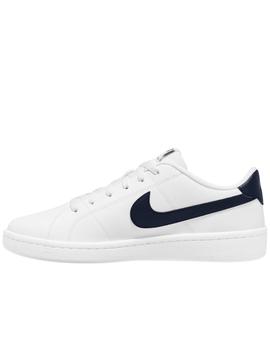 Zapatillas nike court royale 2 blanco marino de hombre.