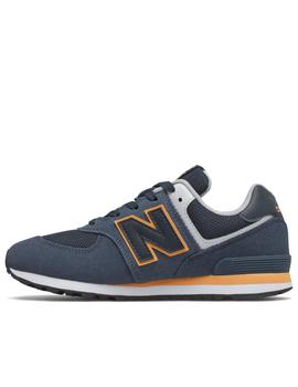 Zapatillas new balance gc574sy2 azul de niño.