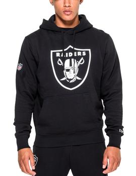 sudadera new era team logo raiders negro de hombre.