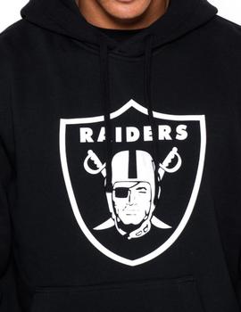 sudadera new era team logo raiders negro de hombre.