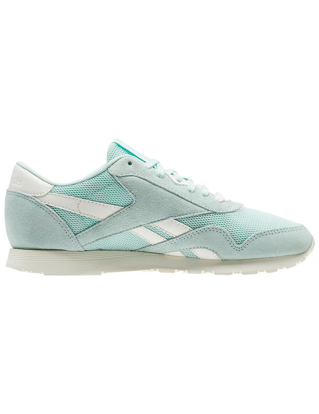 Surgir cheque campeón Zapatillas de Mujer Reebok CL NYLON MESH CELESTE