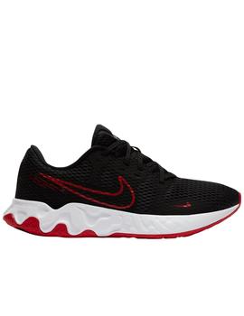 Zapatillas nike renew ride 2 negro rojo de hombre.